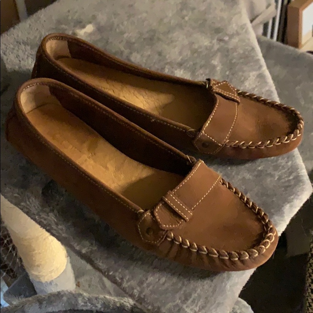 J.Crew Brown Moccasins